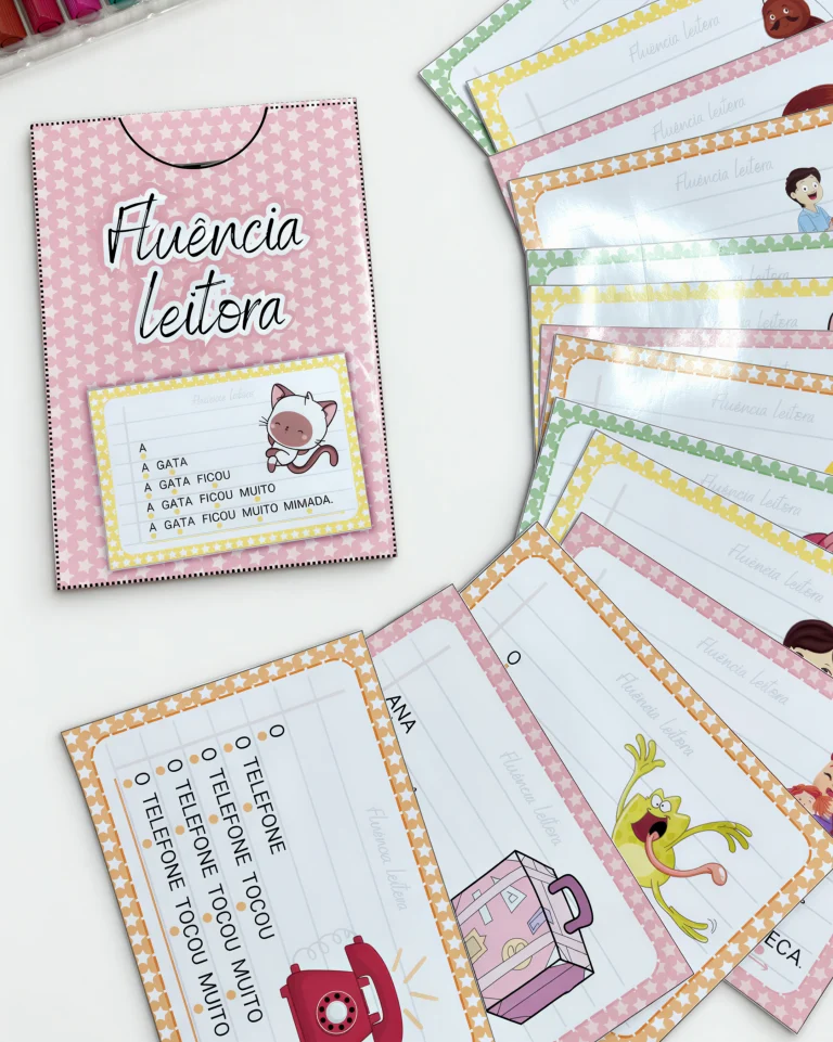 Fichas de Fluência Leitora com Palavras Simples — foto 3