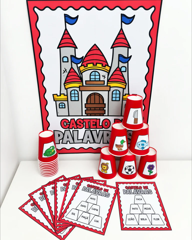 Jogo Castelo de Palavras com Copos — foto 5