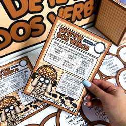 Jogo educativo para aprender verbos de forma divertida.