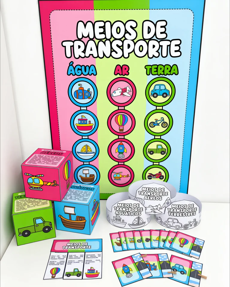 Kit Meios de Transporte: Ar, Terra e Água — foto 7