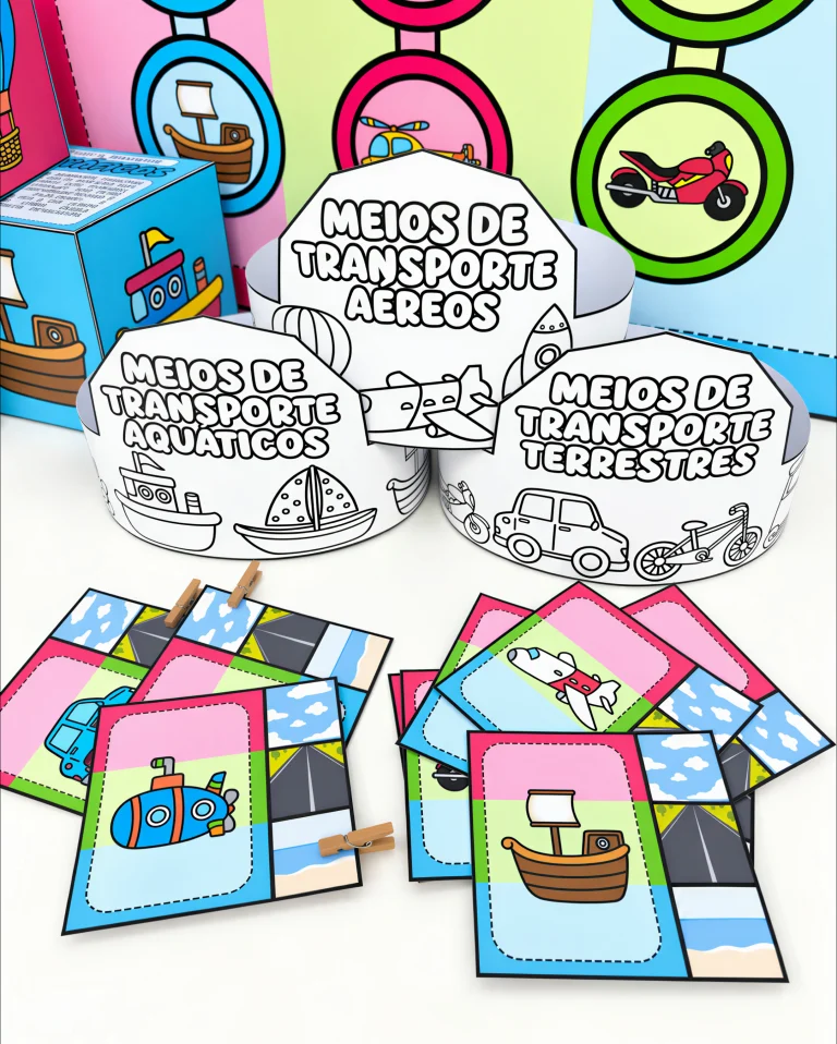 Kit Meios de Transporte: Ar, Terra e Água — foto 5