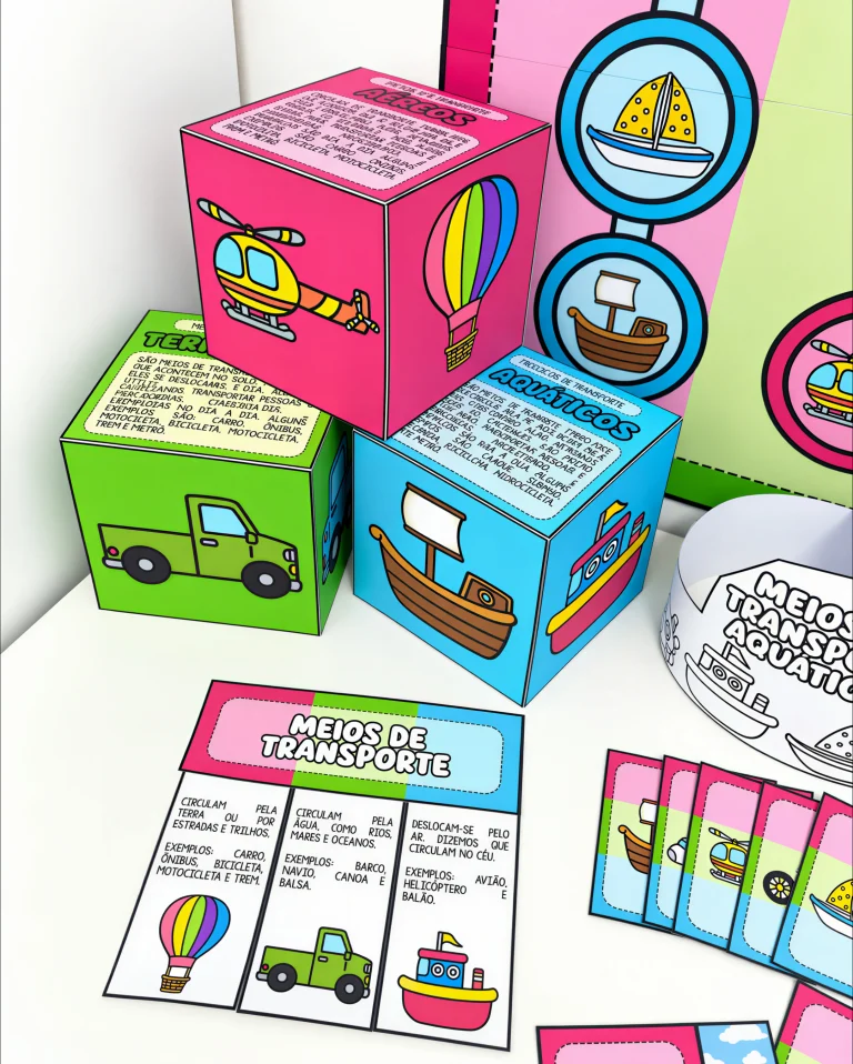 Kit Meios de Transporte: Ar, Terra e Água — foto 6