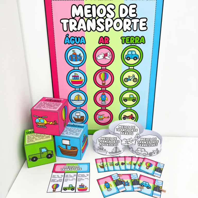 Kit Meios de Transporte: Ar, Terra e Água — foto 1
