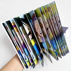 Livro infantil com numerais 3D para educação infantil.