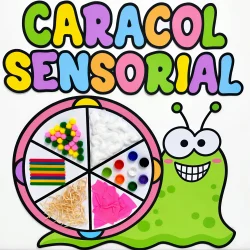 Painel sensorial com diferentes texturas e cores para crianças.