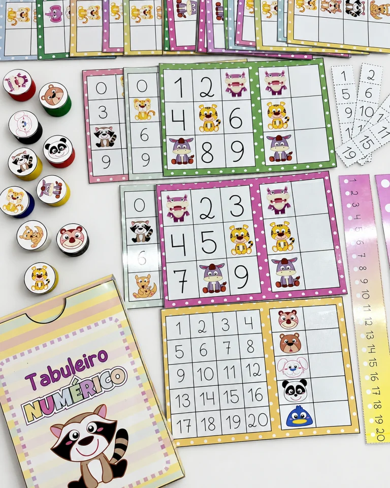 Tabuleiro Numérico de Sequência e Números Faltantes — foto 6