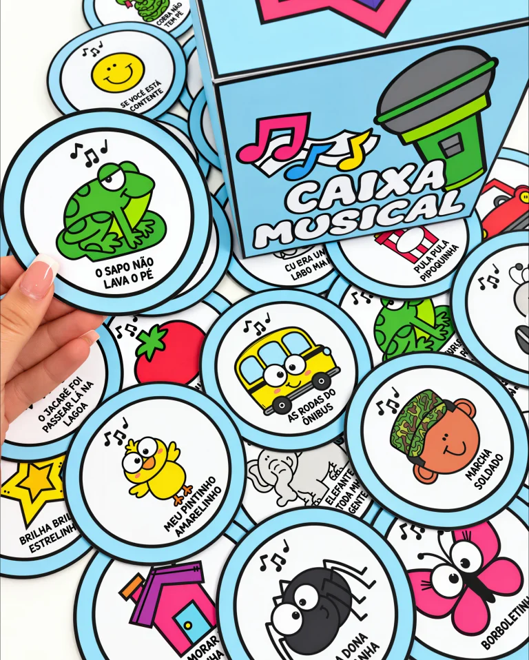 Caixa Musical com Fichas de Cantigas — foto 4