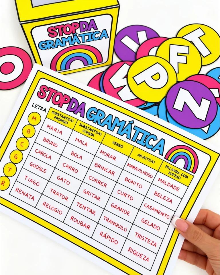 Jogo Stop da Gramática — foto 4